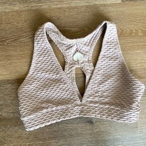 Booty By Brabants Croco Skin Top in Mauve